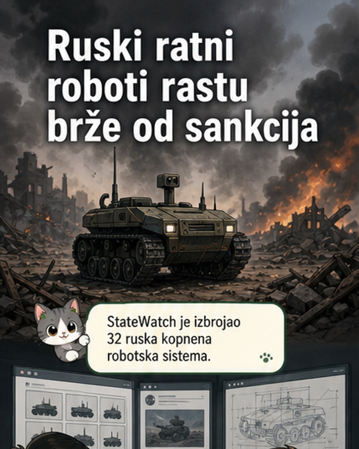 Rusija gradi flotu borbenih robota