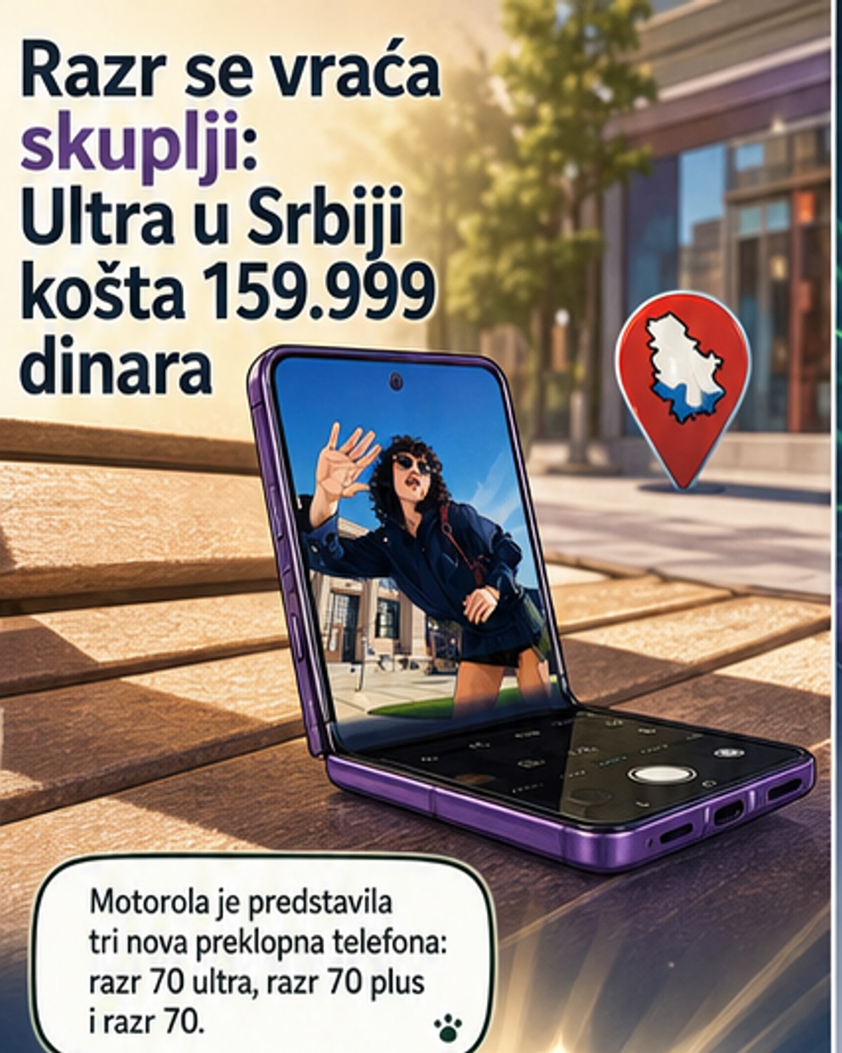 Motorola lansirala razr 70 ultra