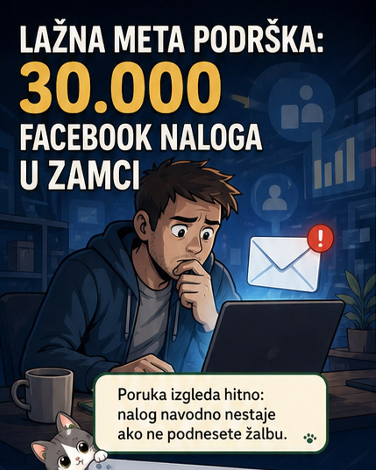 Фишинг кампања угрожава Facebook налоге
