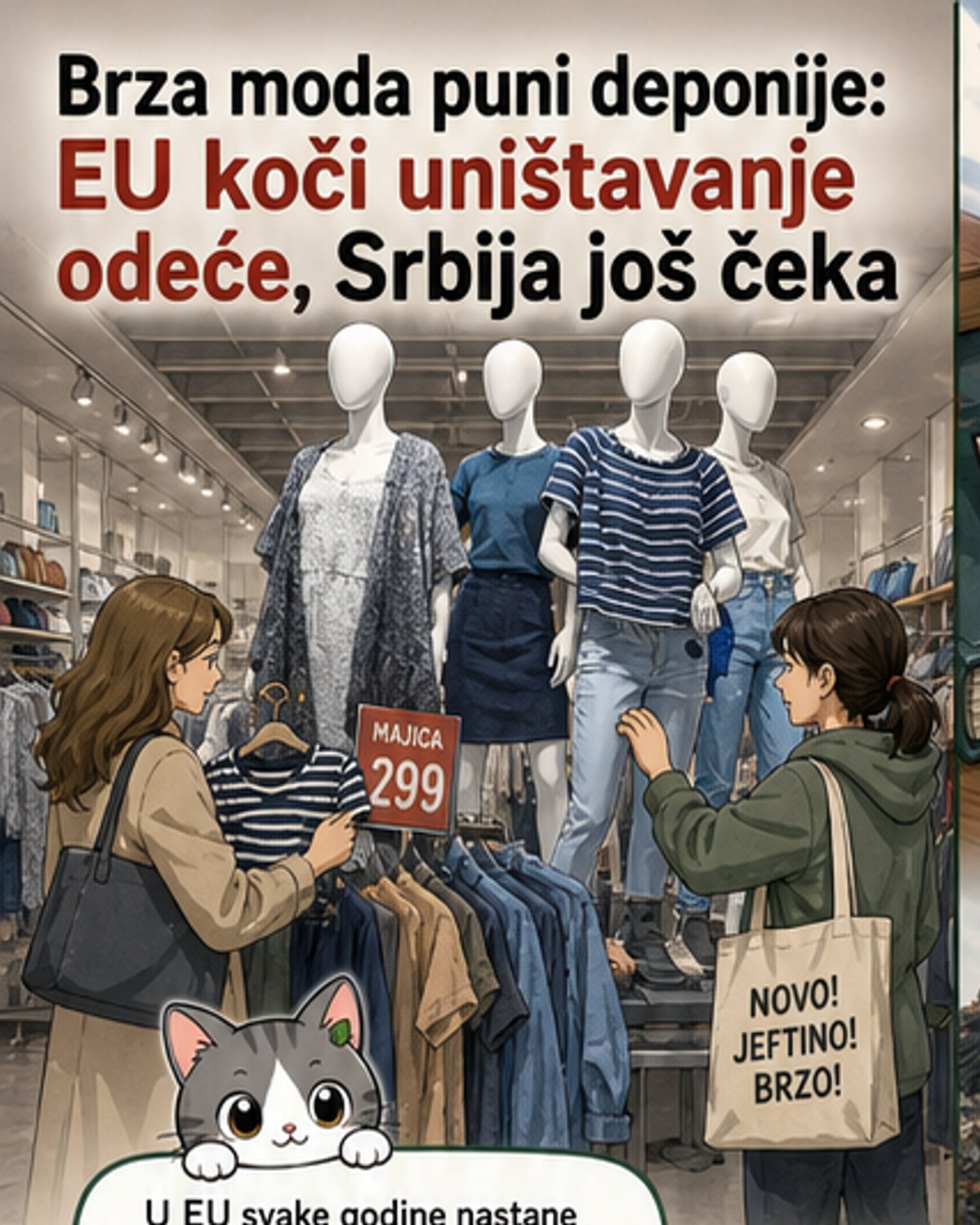 Kako moda puni deponije