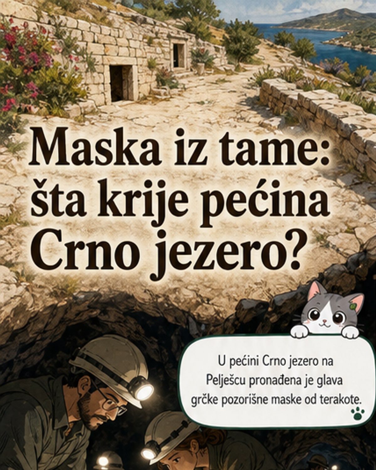 Откривена грчка позоришна маска стара 2.400 година