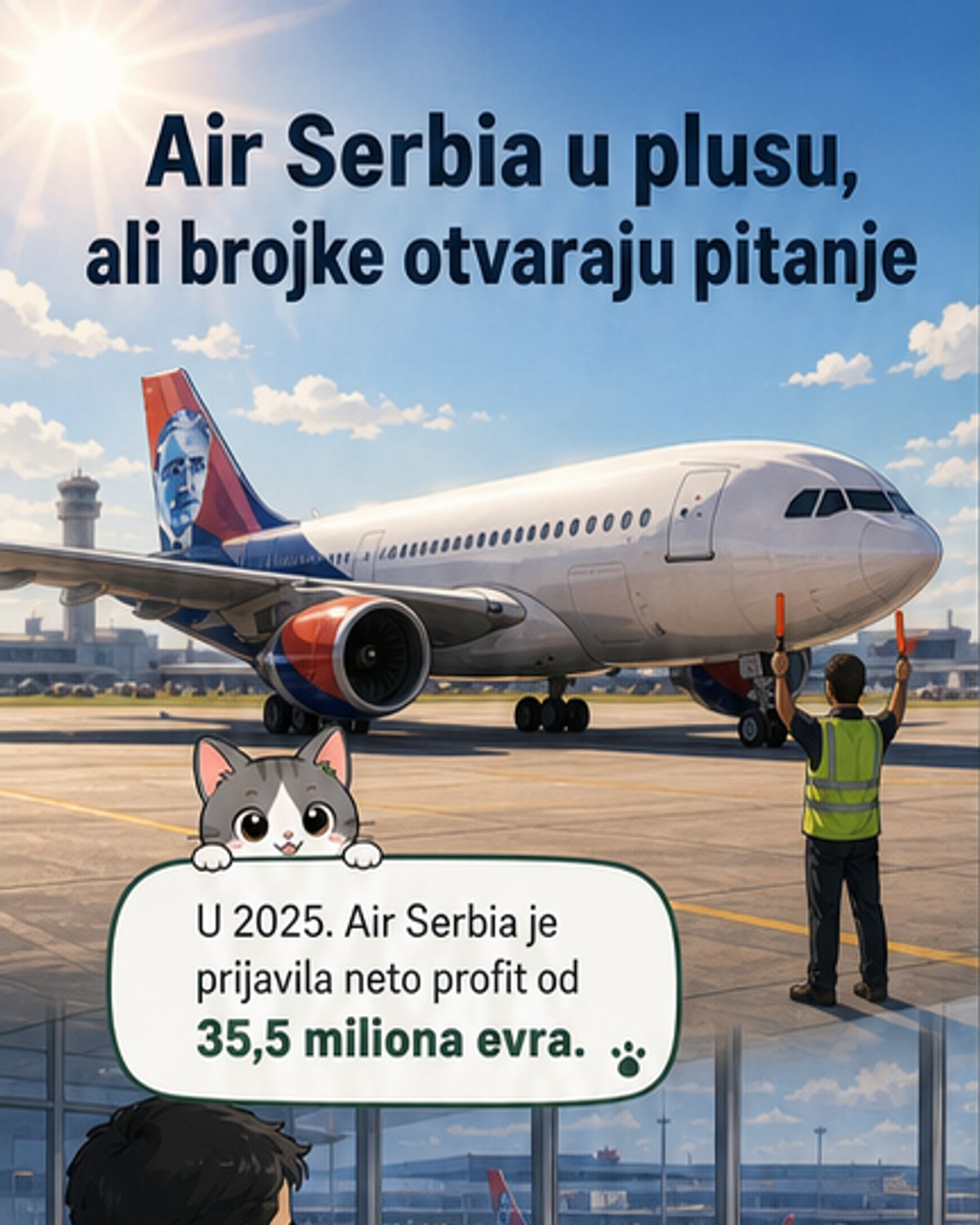 Air Serbia ostvarila profit od 35,5 miliona EUR