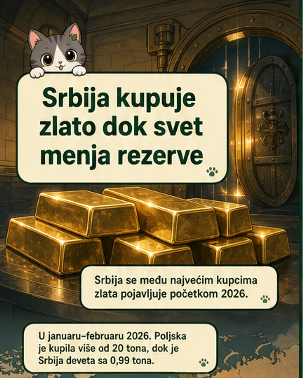 Србија у топ 10 купаца злата