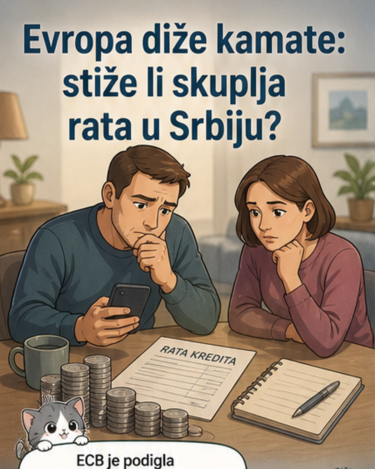 Европа подигла камате — да ли нас чека скупљи кредит?