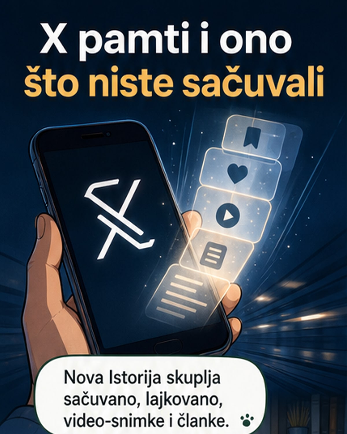 X uveo istoriju lajkova i članaka