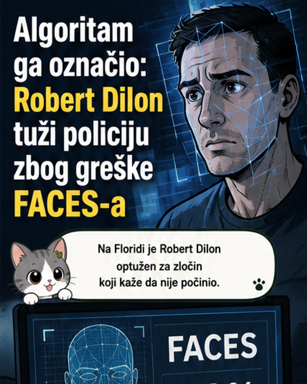 Алгоритам га је прогласио кривим