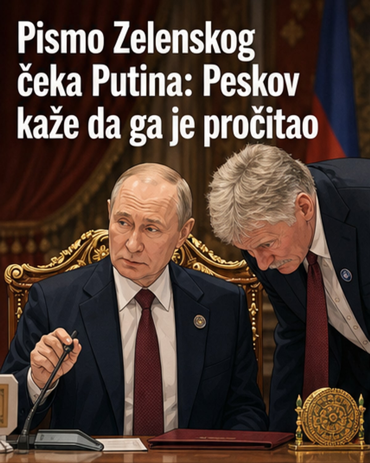 Zelenskijevo pismo Putinu: spremnost za pregovore