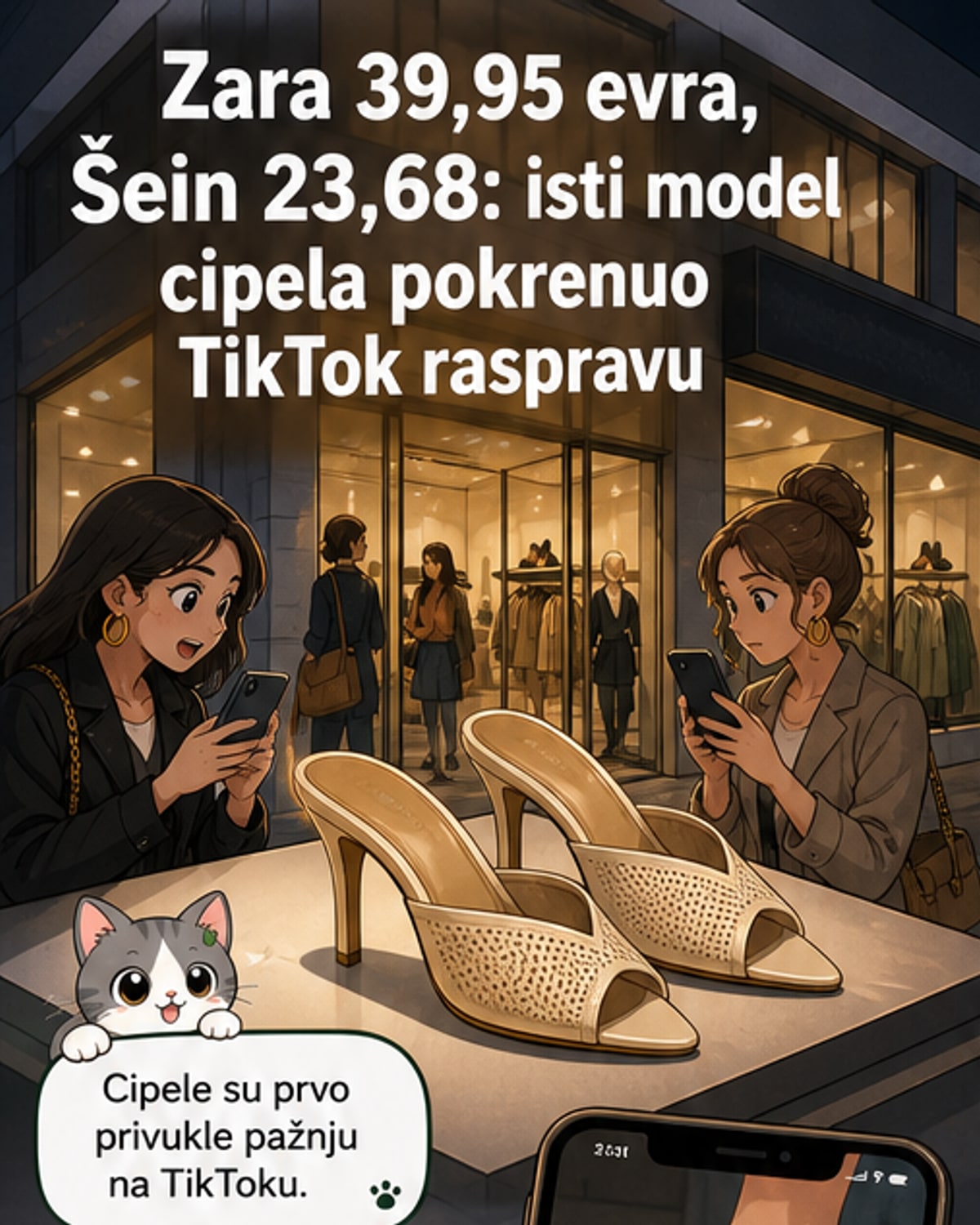 Iste cipele, različite cene