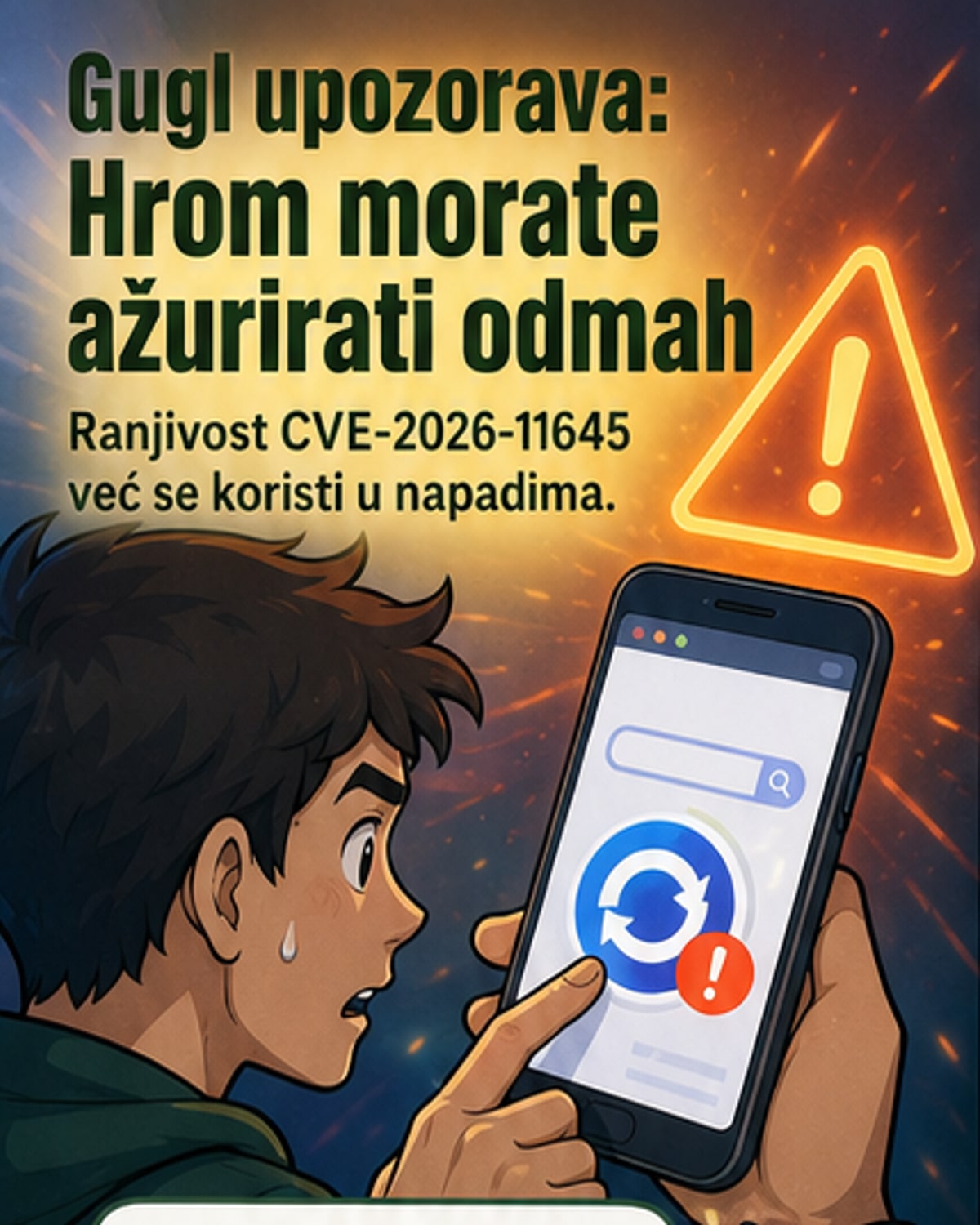 Gugl upozorava: odmah ažurirajte Chrome