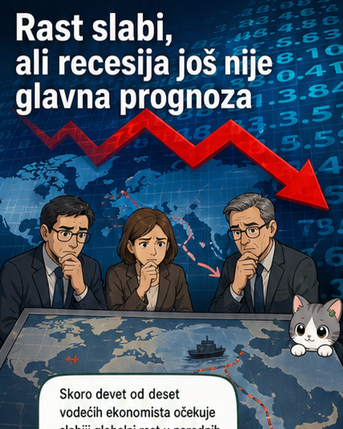 Ekonomisti očekuju slabljenje rasta