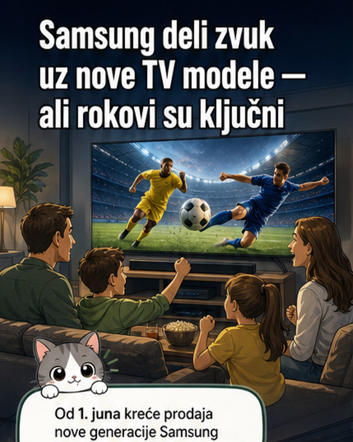 Samsung lansira nove televizore 2026