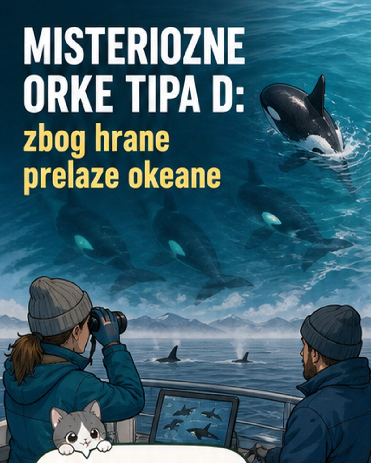 Kitovi ubice tipa D preplivaju 4.400 km