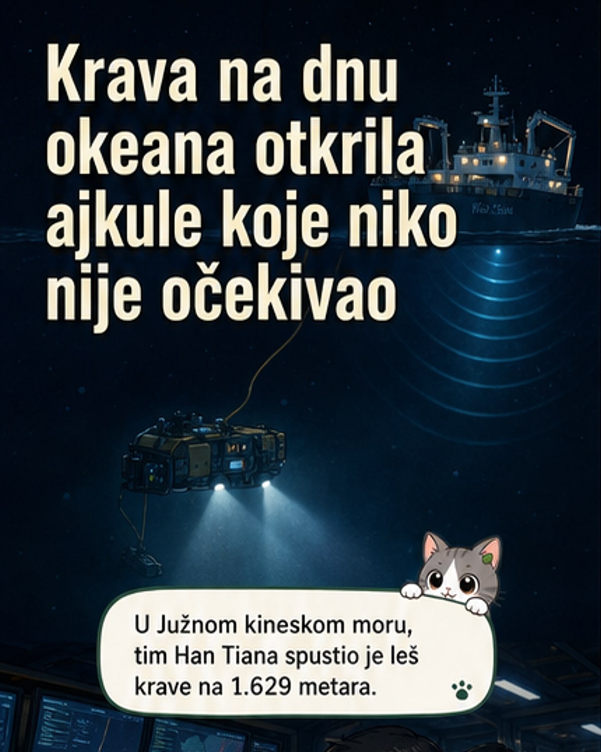 Крава на дну мора открила тајне ајкуле