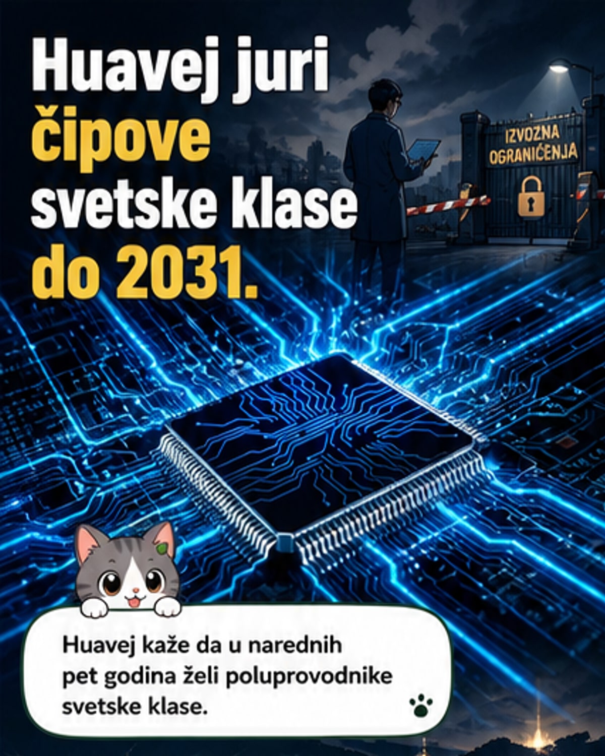 Huavej menja pravila igre čipova