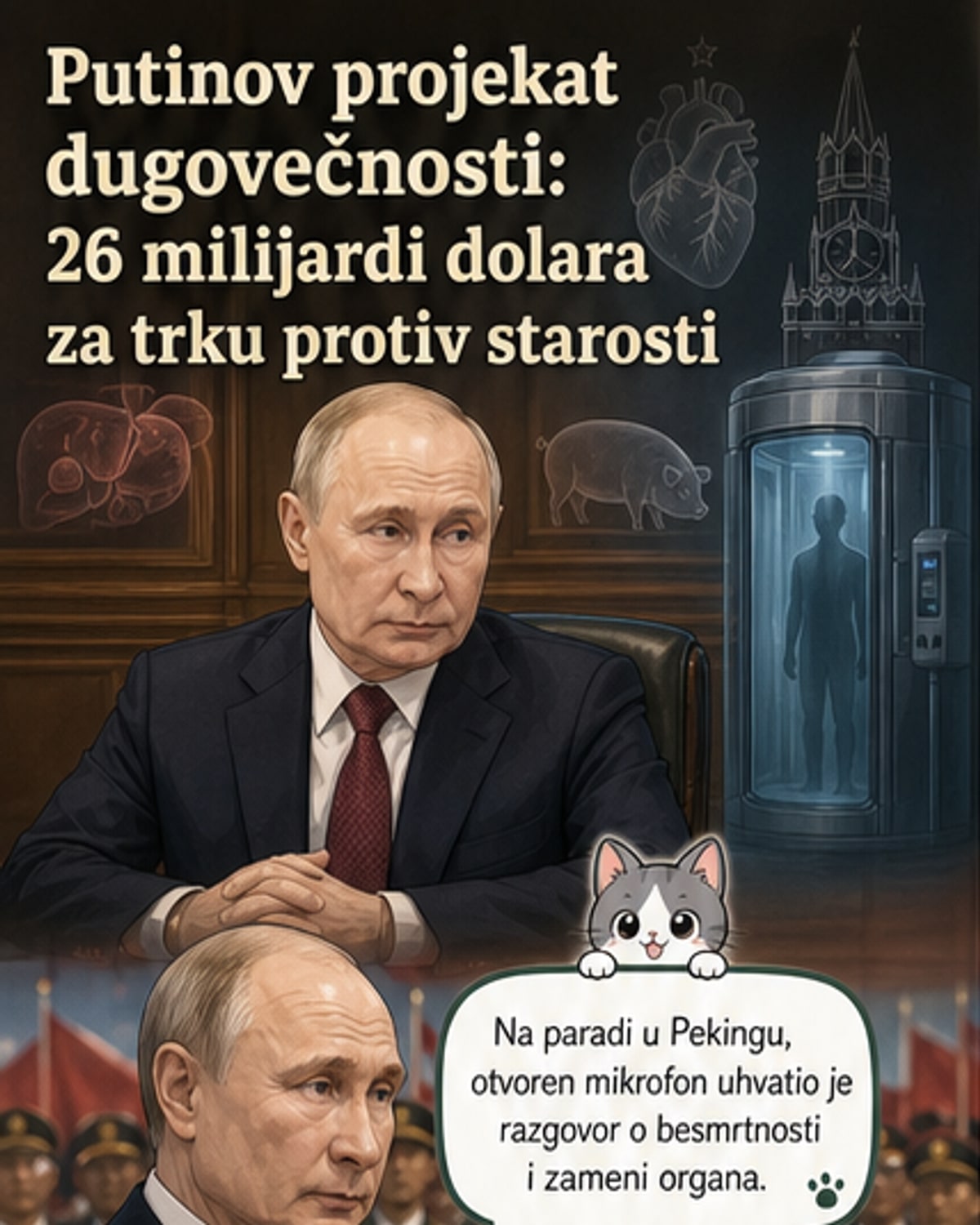 Путинов пројекат дуговечности вредан 26 милијарди