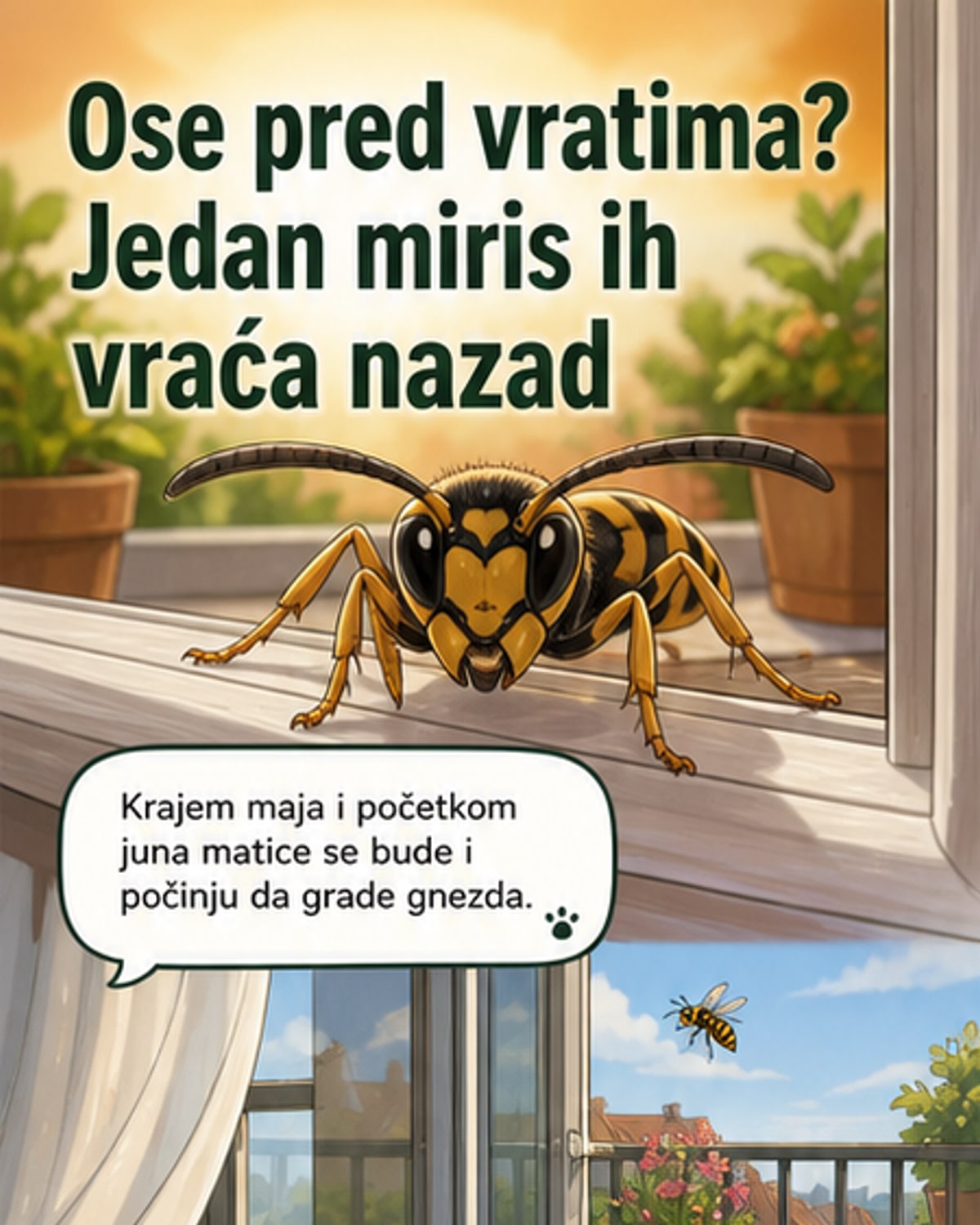 Zašto ose beže od ulja za tikovinu?