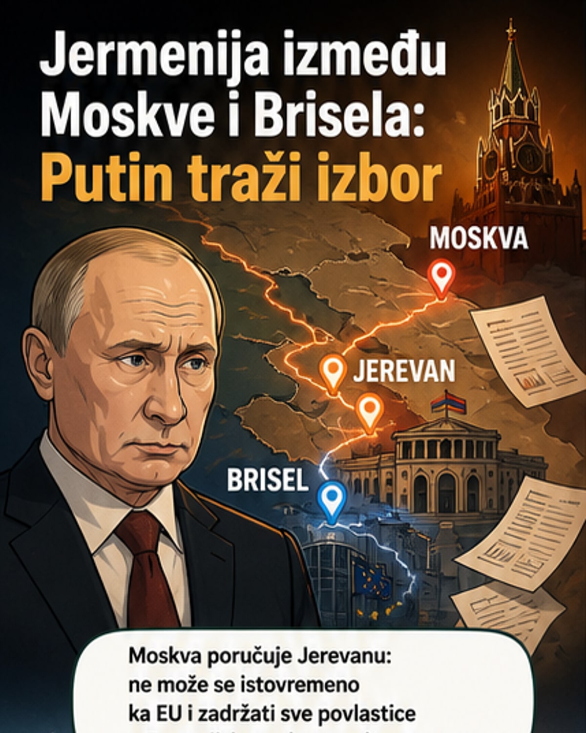 Јерменија између Русије и Европе