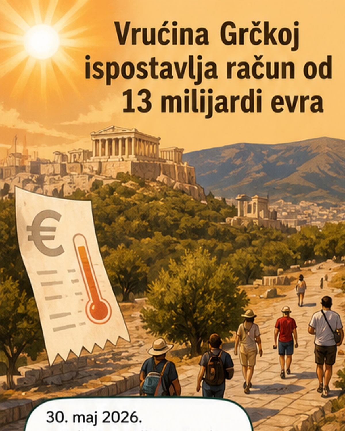 Grčka ekonomija pod udarom vrućine