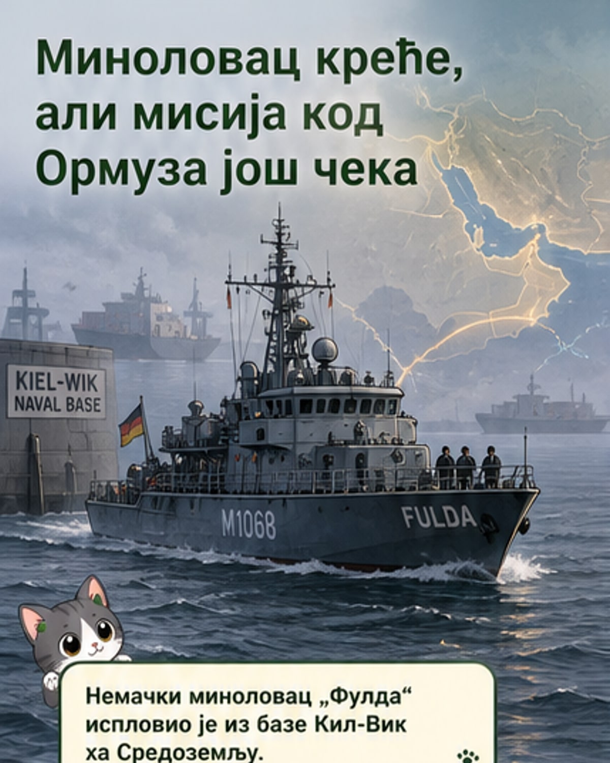 Немачка у припреми за мисију у Ормуском мореузу