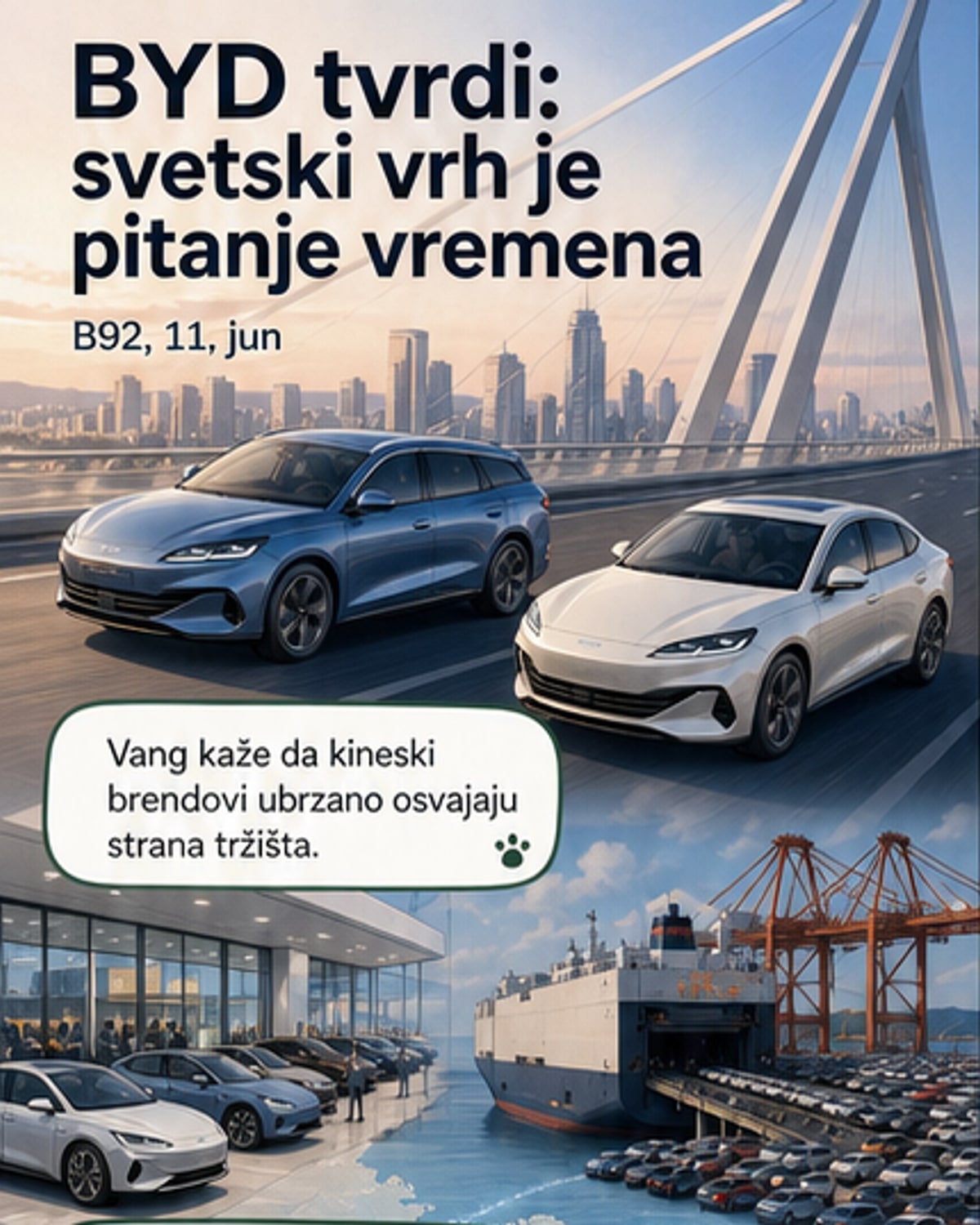 BYD prognozira kada postaje najveći