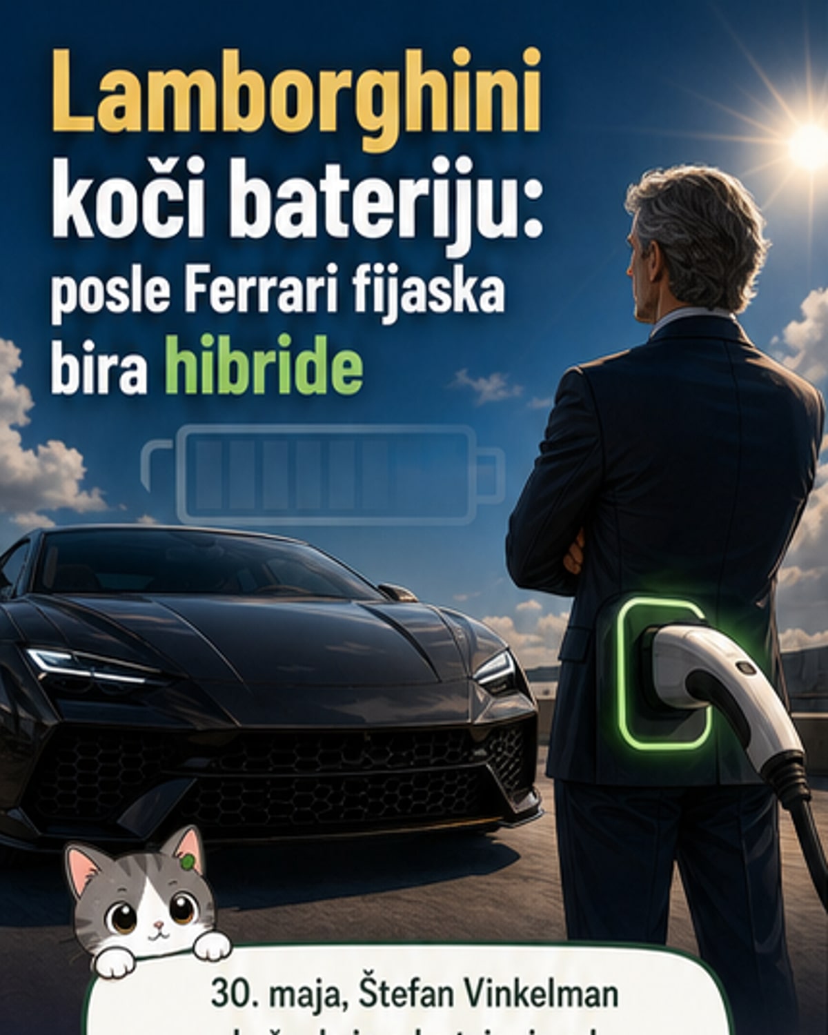 Ламборгини одбацује батерије