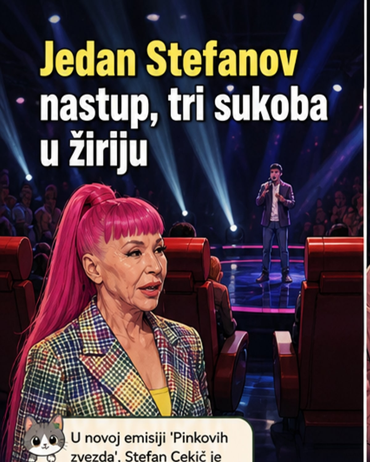 Зорица јурила, хаос у студију