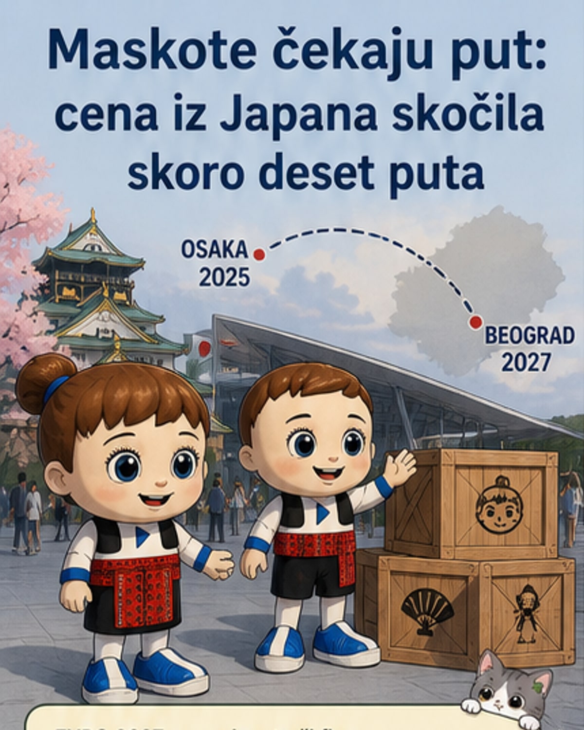 Maskote EXPO 2027 i dalje u Japanu