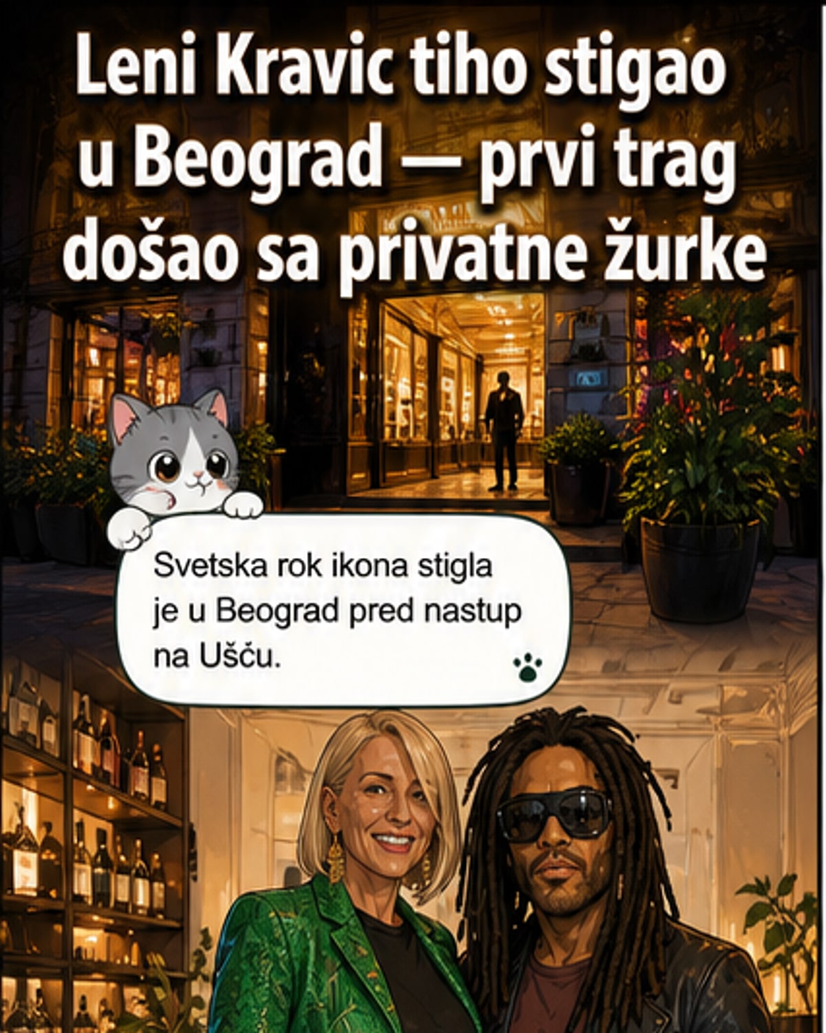 Leni Kravic stigao u Beograd