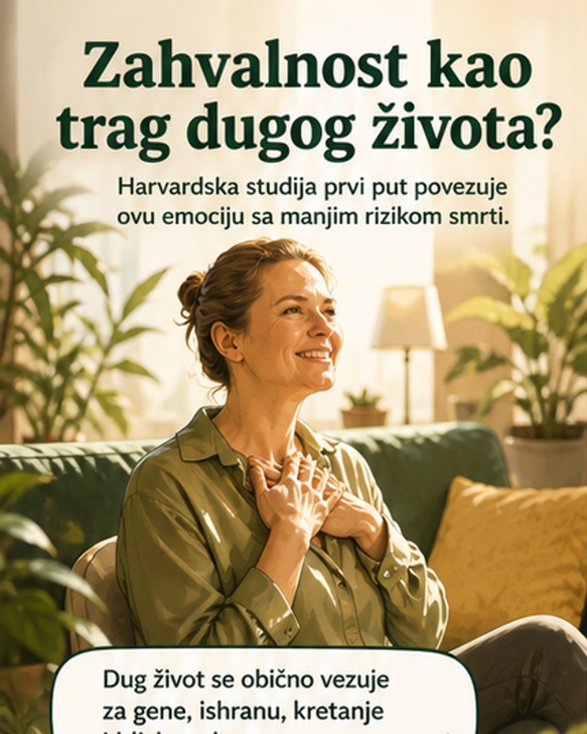 Zahvalnost povećava životni vek