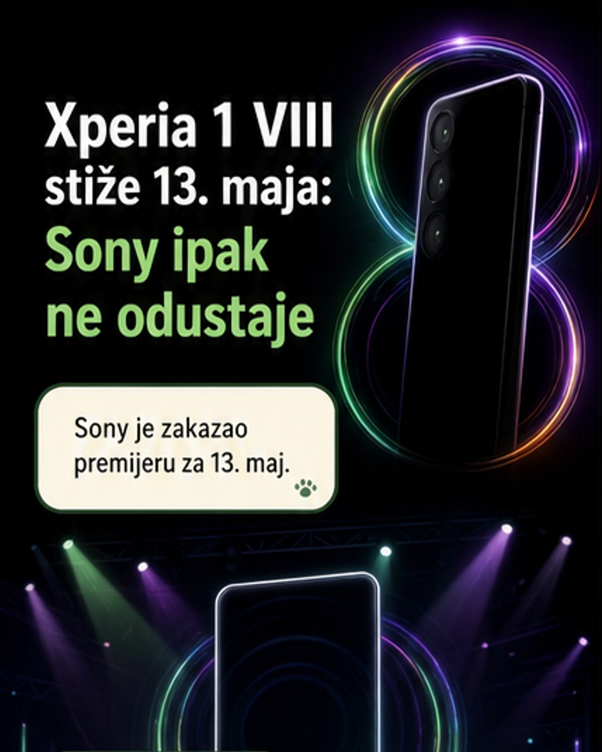 Sony Xperia 1 VIII dolazi 13. maja