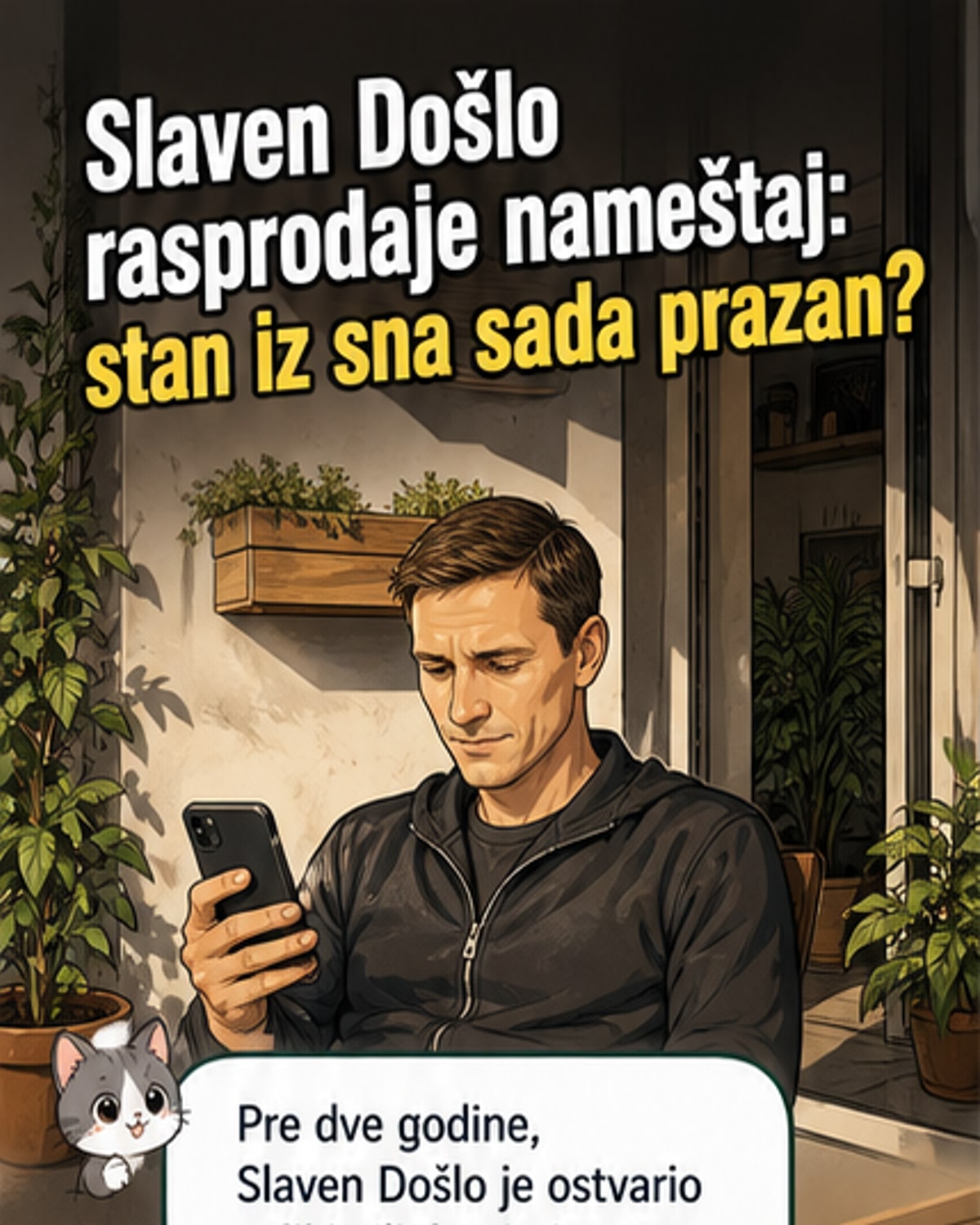 Глумац продаје цео стан
