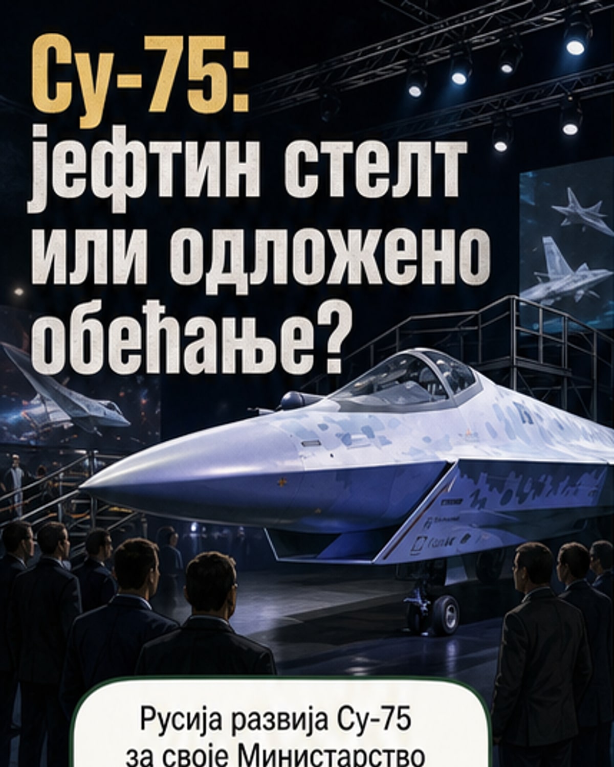 Русија развија најприступачнији стелт ловац