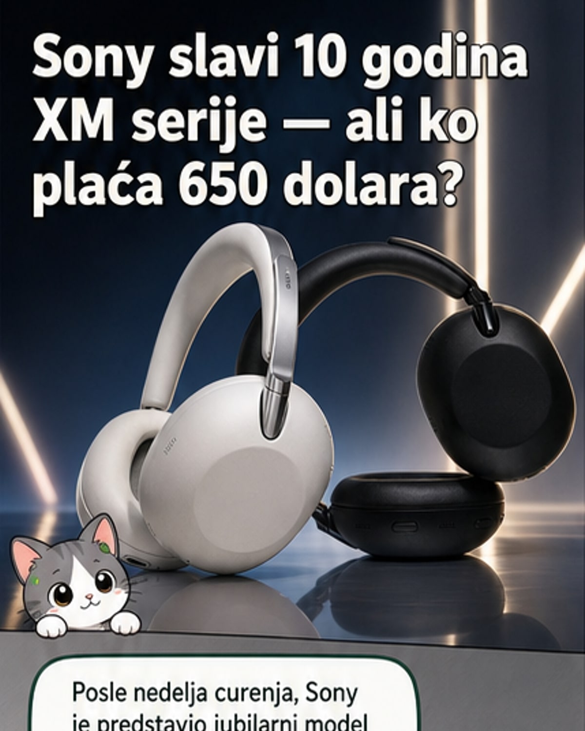 Sony predstavio ultra-premijum slušalice