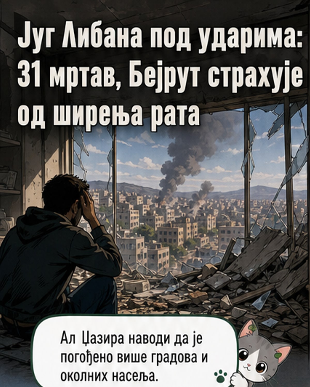 31 погинуло у израелским бомбардовањима на југу Либана