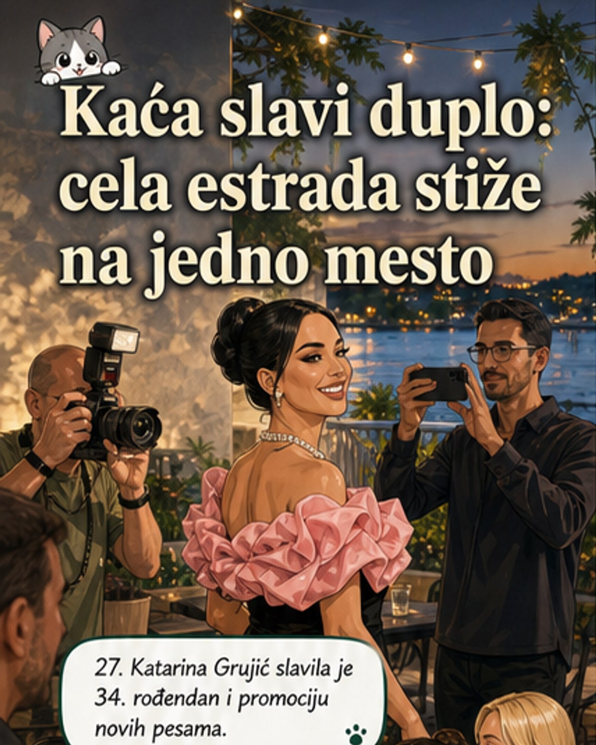 Каћа Грујић прославила 34. рођендан и нове песме