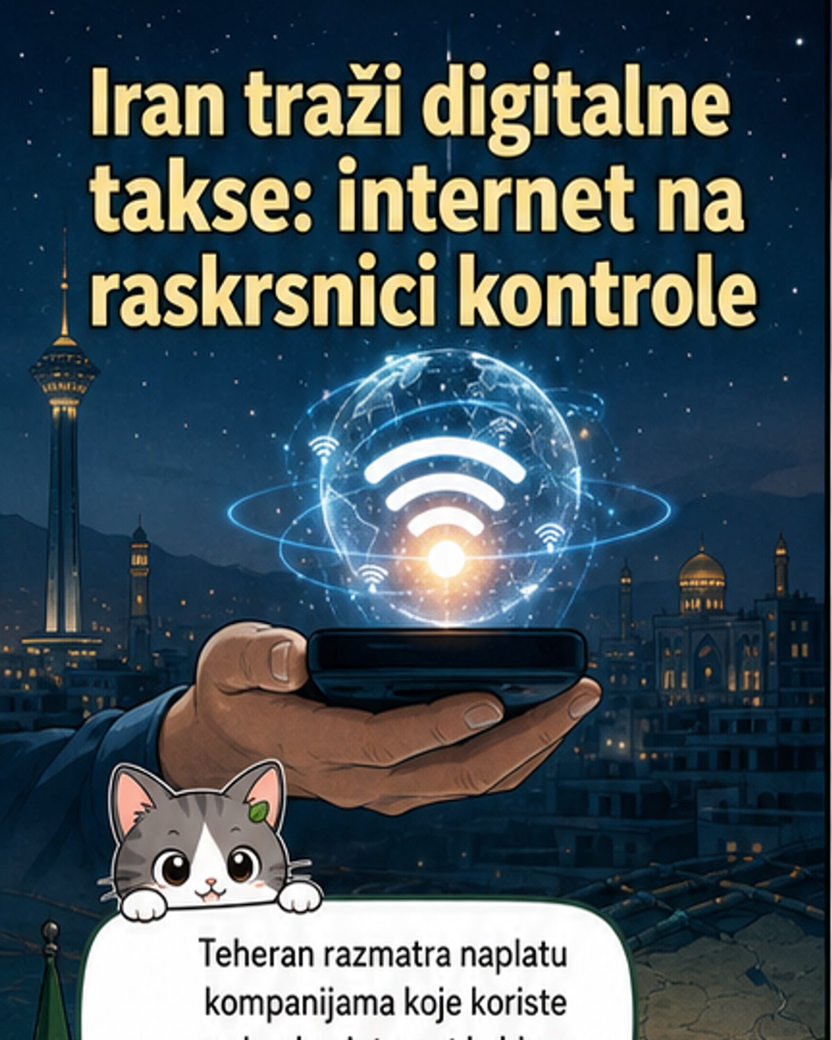 Иран уводи „дигиталне таксе“ на интернет