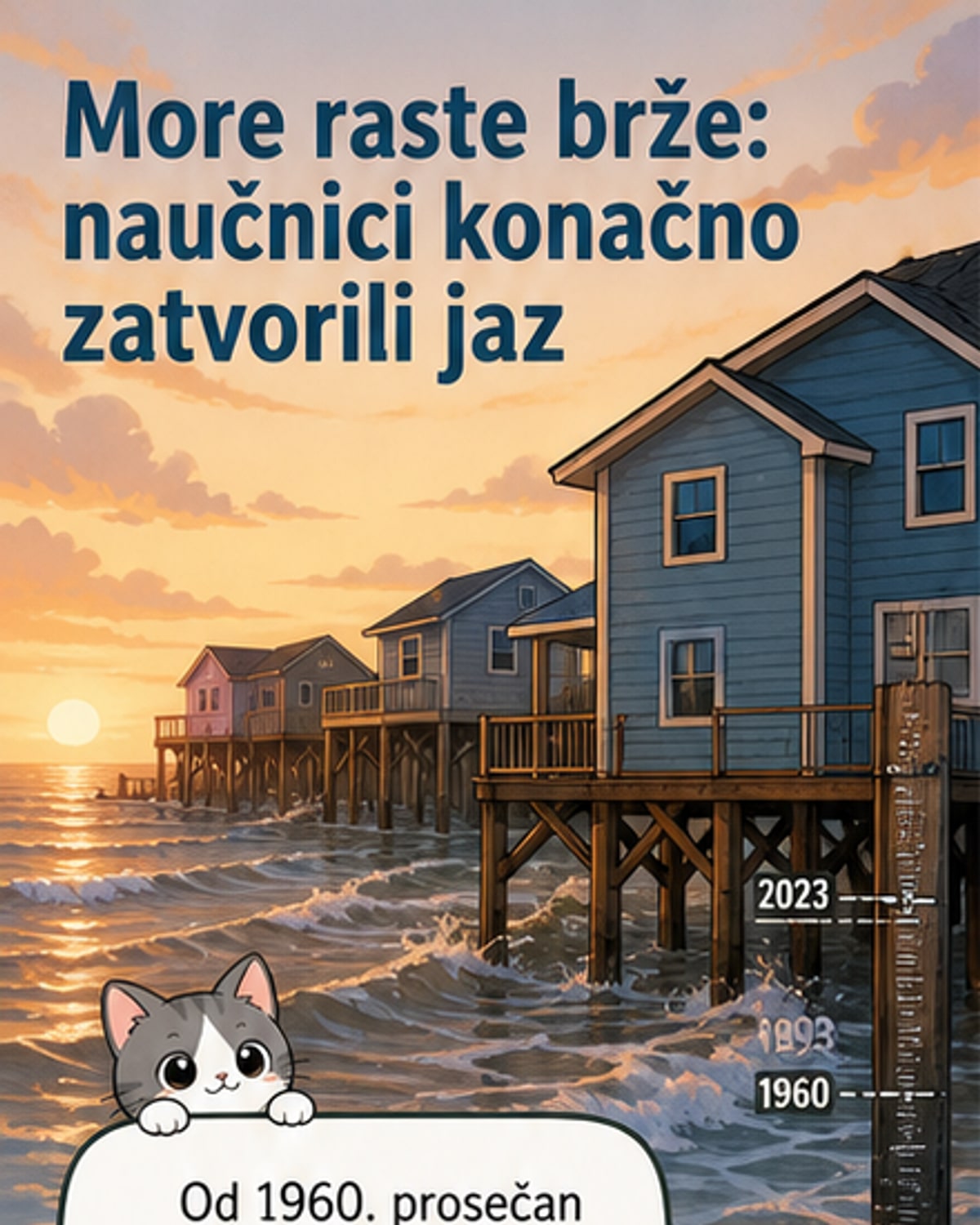 Ниво мора расте скоро дупло брже