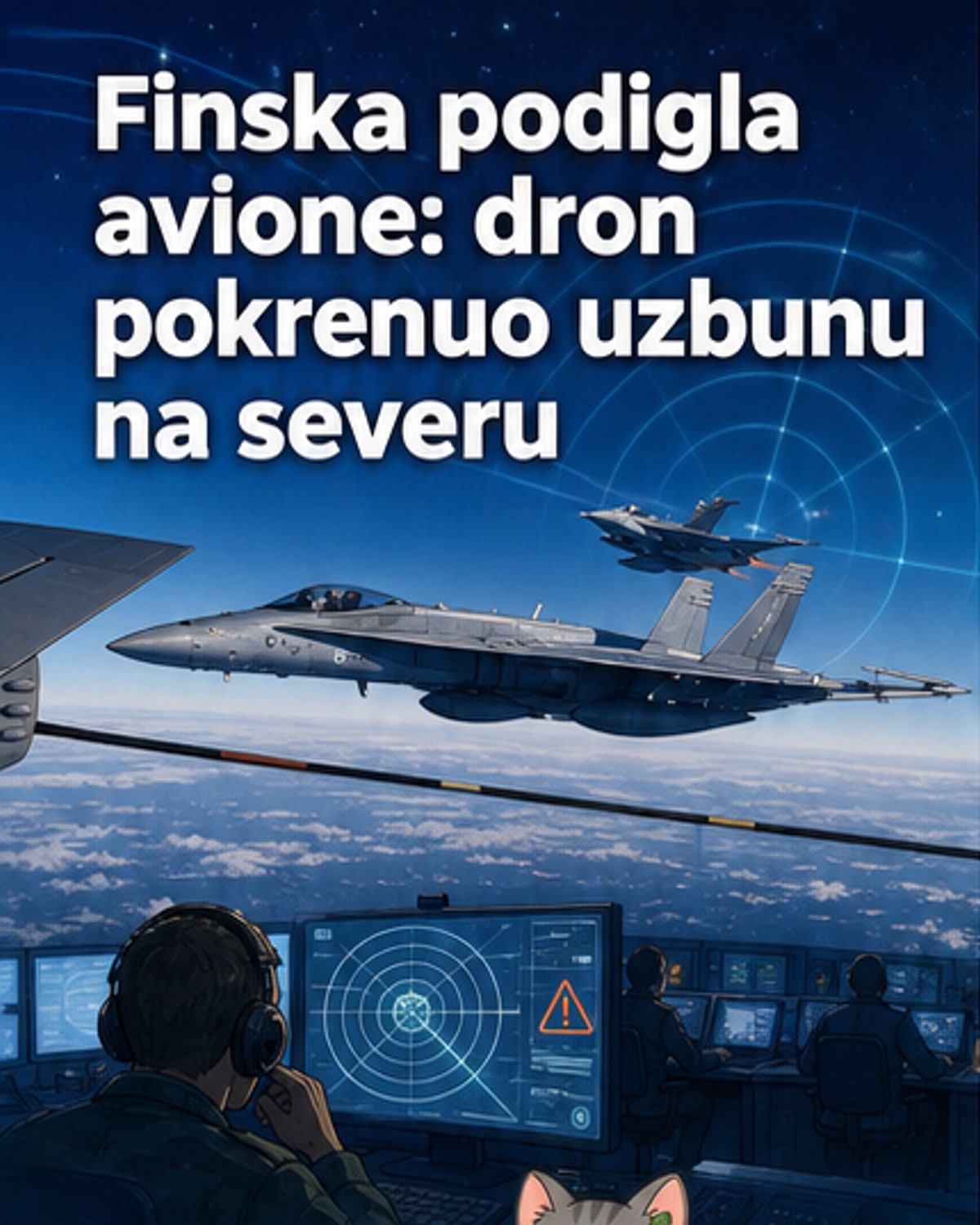 Финска подигла борбене авионе због дрона
