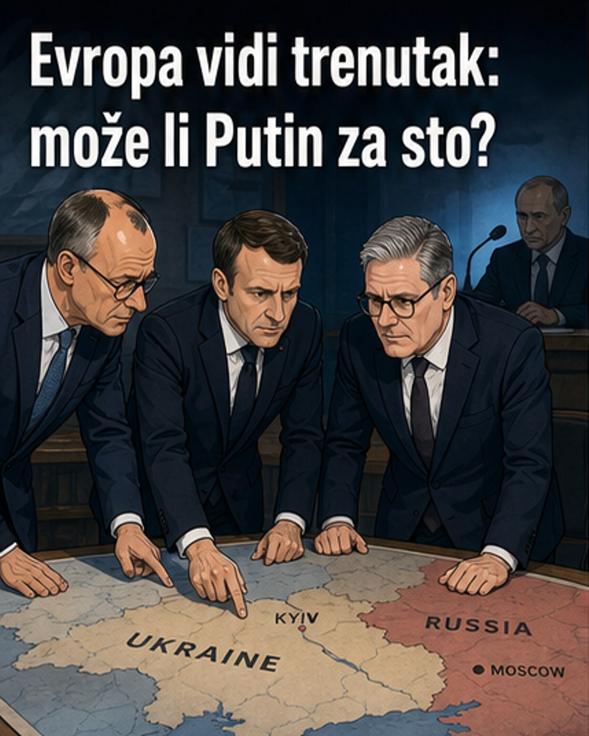 Evropske sile pokreću pregovore sa Putinom