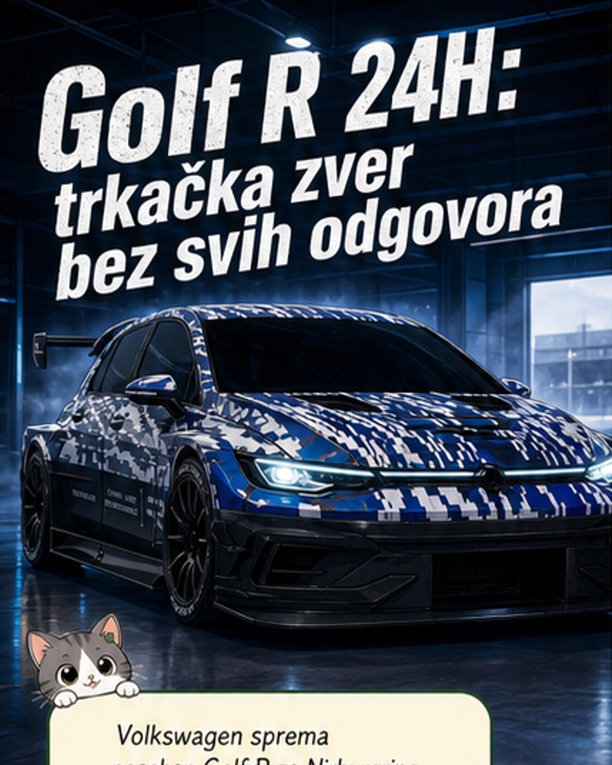 Нови Golf R 24H стиже на Нирбургринг