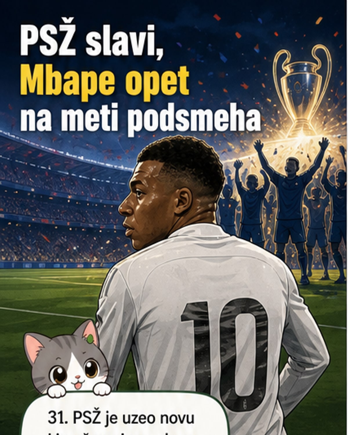 Mbappé i dalje pod ruglom