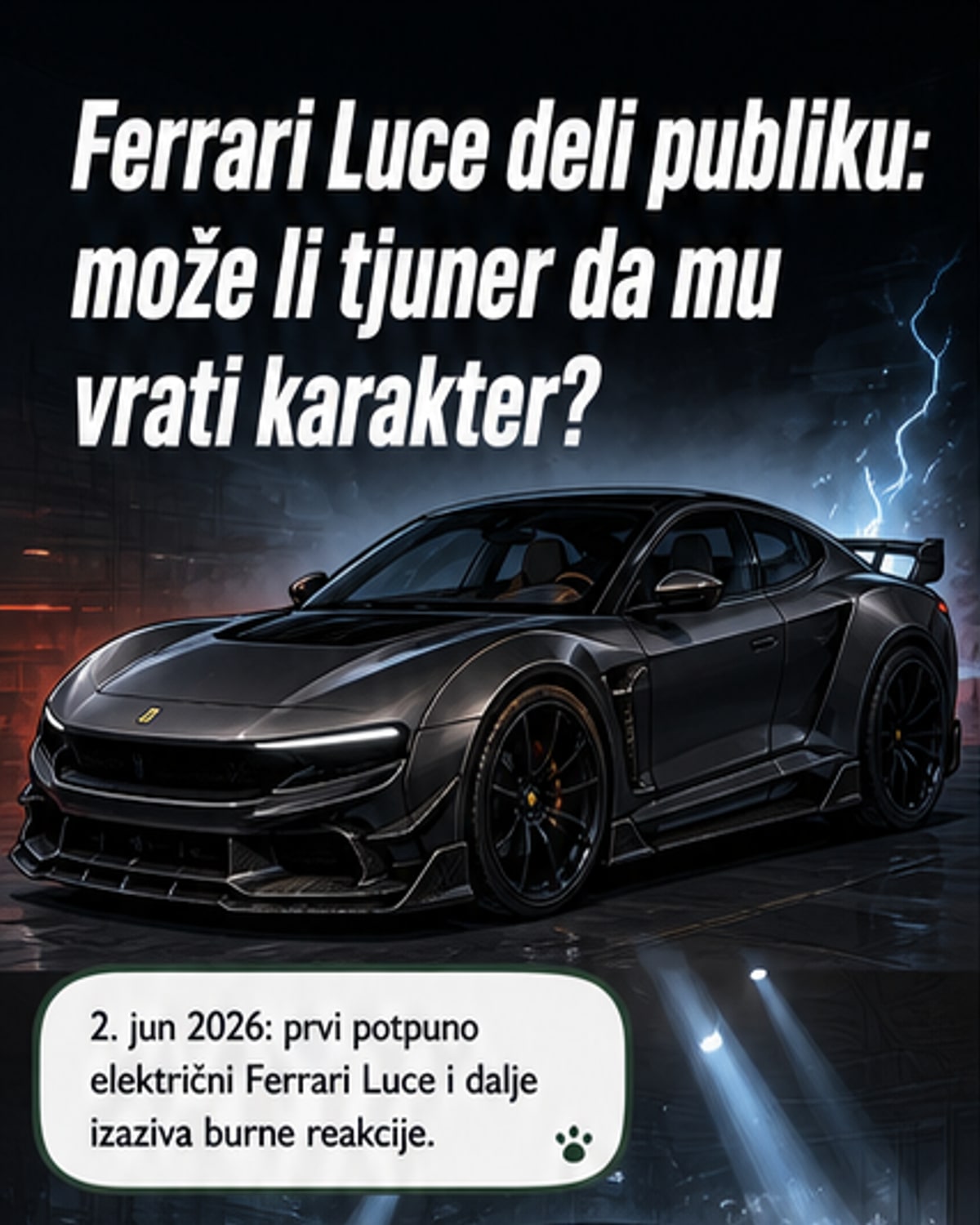Tjuner prepravio električni Ferrari