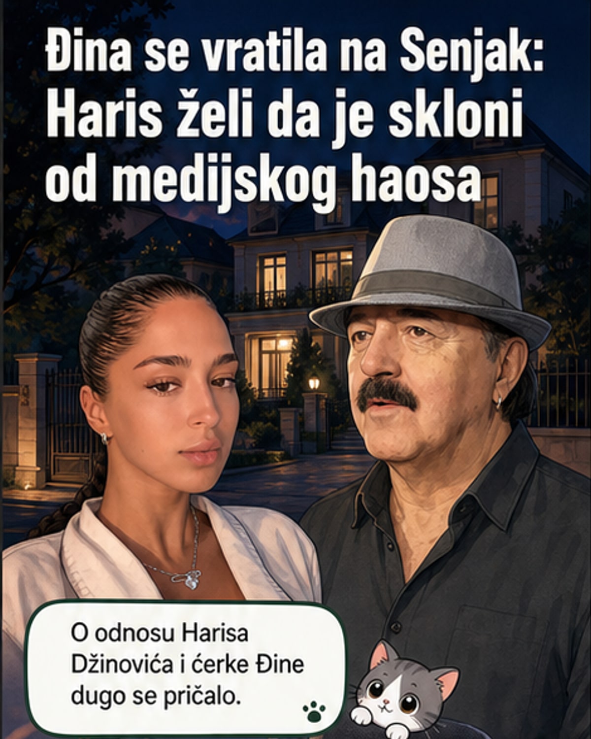 Đina se vratila u kuću, a Haris reaguje