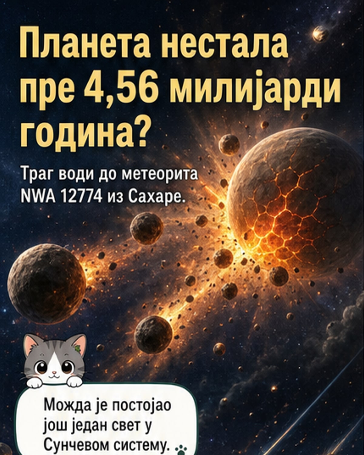 Изгубљена планета била је велика као Марс