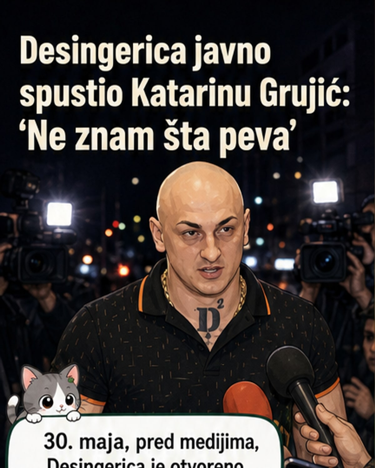 Десинџерица жестоко о Каци Грујић