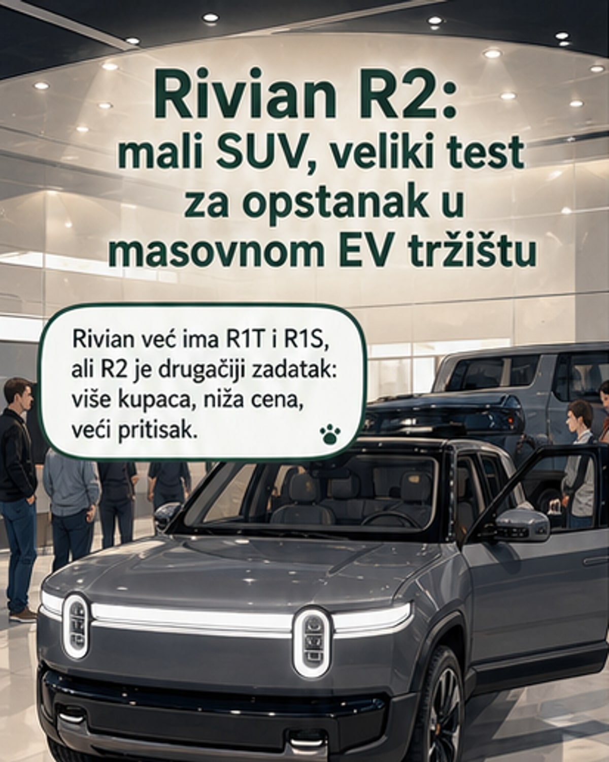 Rivian lansira R2: SUV za širi tržište