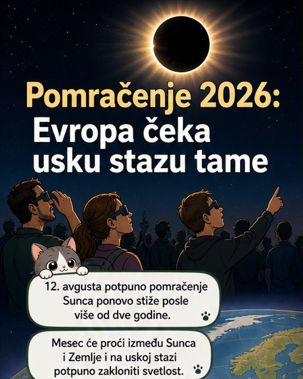 Pomračenje Sunca 2026: Spektakl na nebu
