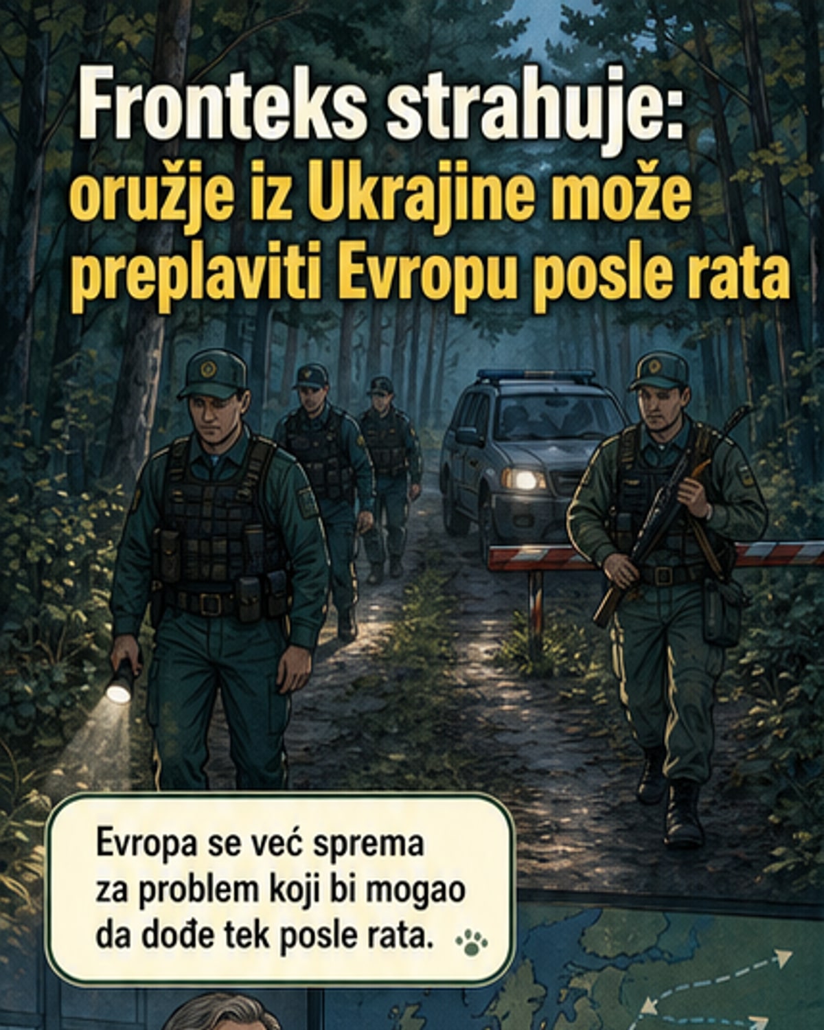 Оружје из Украјине може поплавити Европу