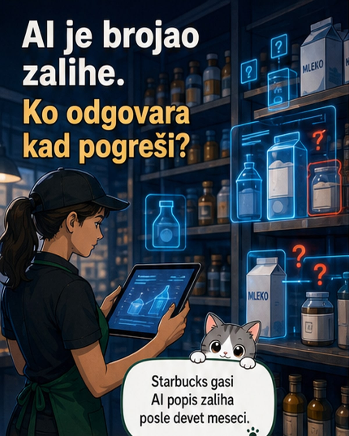 AI greši, ali odgovornost ostaje ljudska