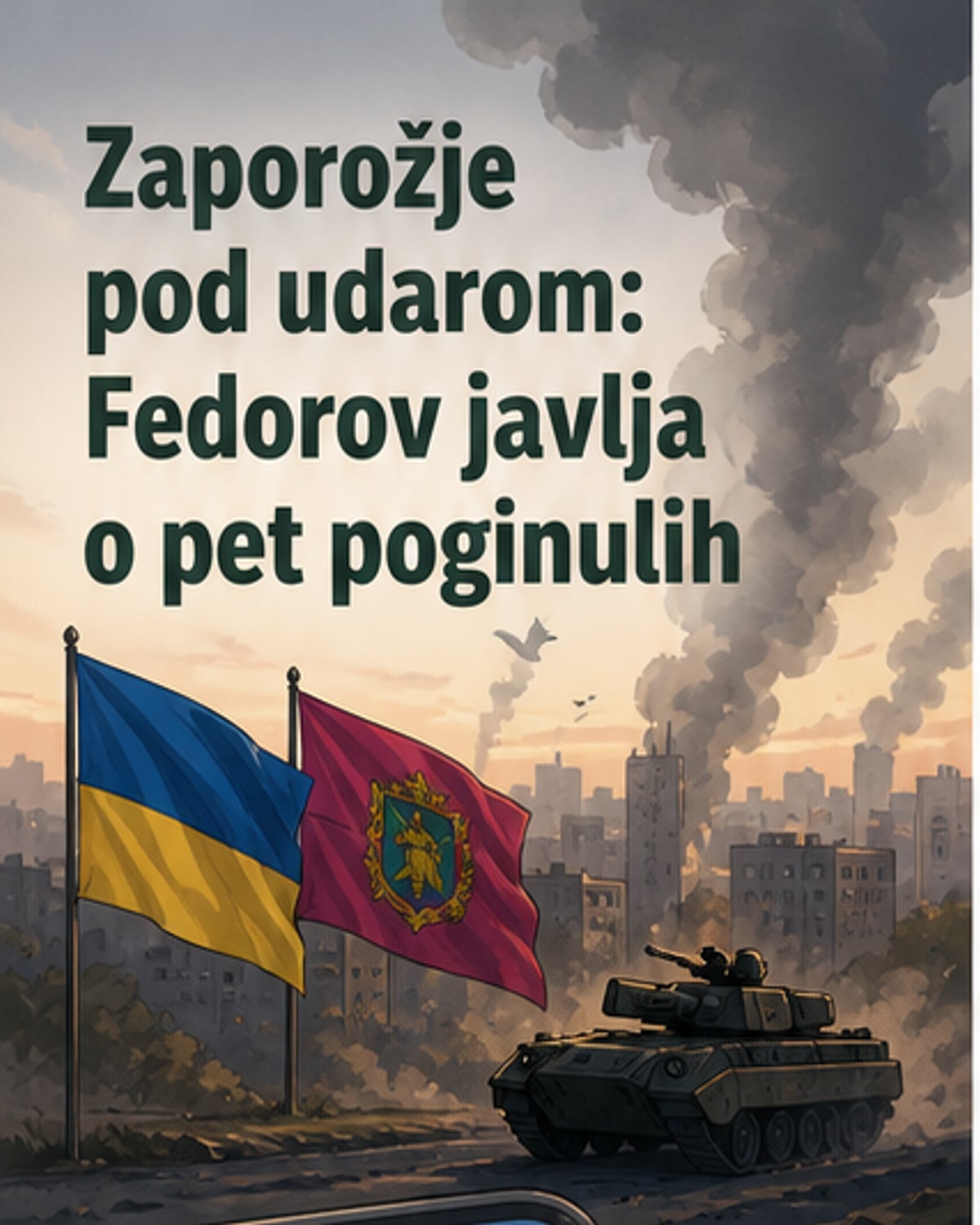 Петоро погинуло у Запорошју